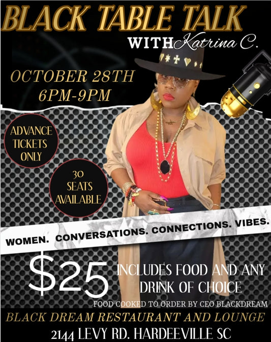 BLACK TABLE TALK 2 TICKET