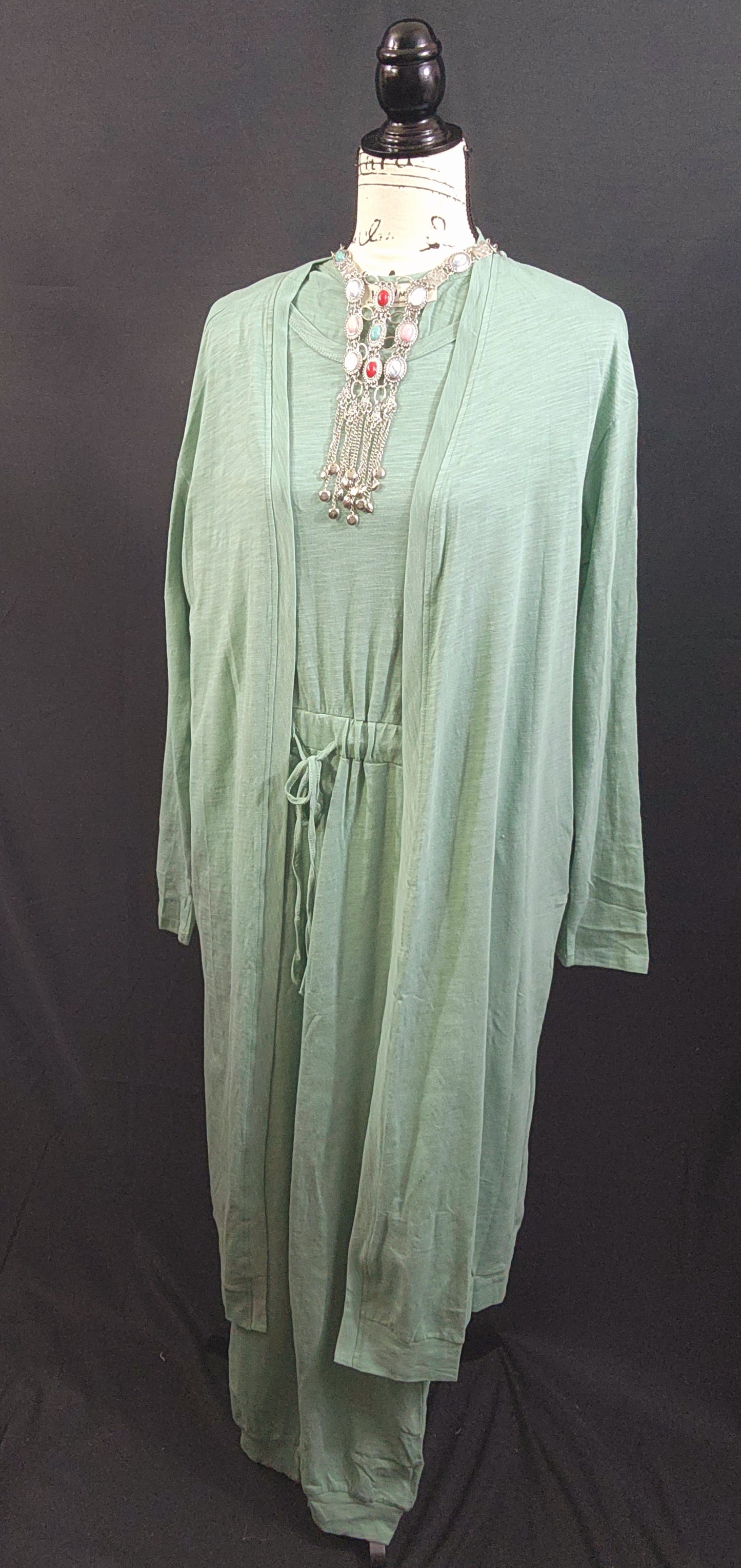 Set To Go Jumpsuit and Cardi Set